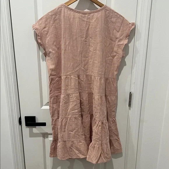 Knox Rose Floral Embroidered Detail Pink Dress Size XL - Picture 6 of 6